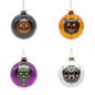 Horror Ornaments - Ghoulish Glass Ornaments 4 Pack